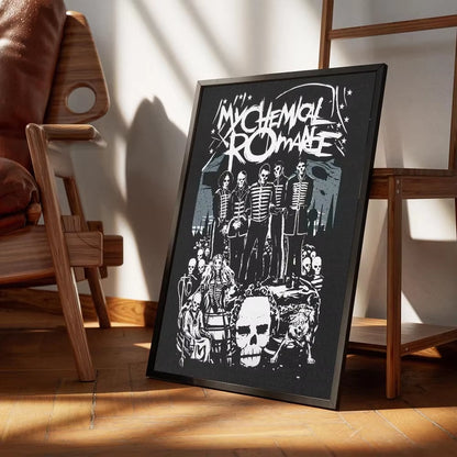 My Chemical Romance Rock Band Canvas Prints Poster Trendy Pop Singer Art Prints Bedroom Wall Art Home Decor Poster Fans Gifts