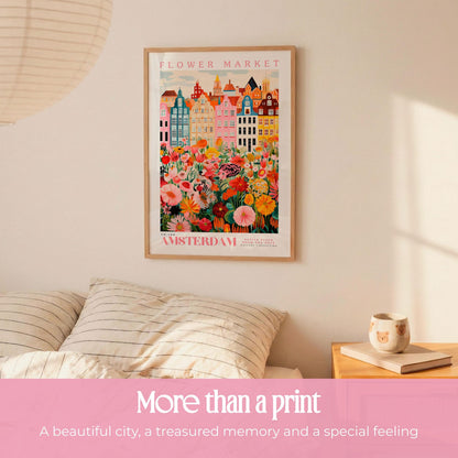 London, Flower Market Prints, Flower Prints, Romantic Art, City Prints, Travel Art Prints, Botanical Prints, Floral Print, Wall Art